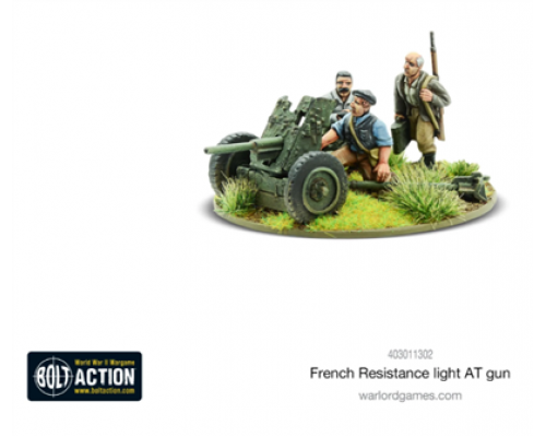 Bolt Action - French Resistance light anti-tank gun - EN