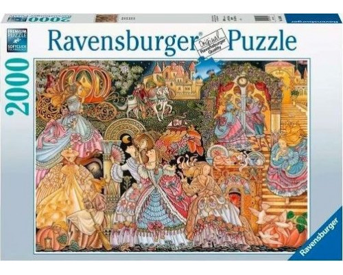 Ravensburger Puzzle 2D 2000 elementów Kopciuszek