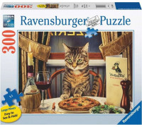 Ravensburger Puzzle 2D Duży Format Kolacja w pojedynkę 300 elementów
