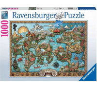 Ravensburger Puzzle 2D 1000 elementów Atlantyda