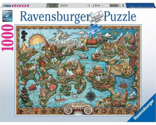 Ravensburger Puzzle 2D 1000 elementów Atlantyda