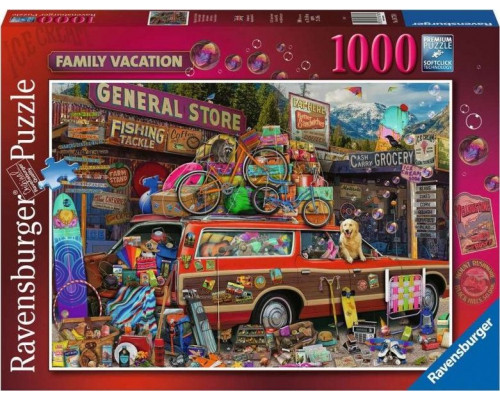 Ravensburger Puzzle 2D 1000 elementów Rodzinne wakacje