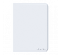 UP - Vivid 12-Pocket Zippered PRO-Binder: White