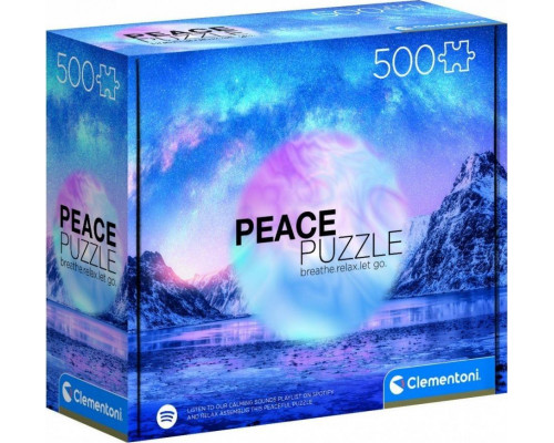 Clementoni Puzzle 500 Peace Collection Light Blue