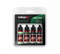 Vallejo - Game Color / 4 colors - Green Color Set 18 ml