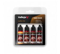 Vallejo - Game Color / 4 colors - Leather Set 18 ml