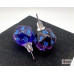 Chessex Stud Earrings Nebula Nocturnal Mini-Poly d20 Pair