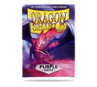 Dragon Shield Standard Sleeves - Matte Purple (100 Sleeves)