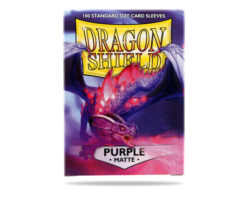 Dragon Shield Standard Sleeves - Matte Purple (100 Sleeves)