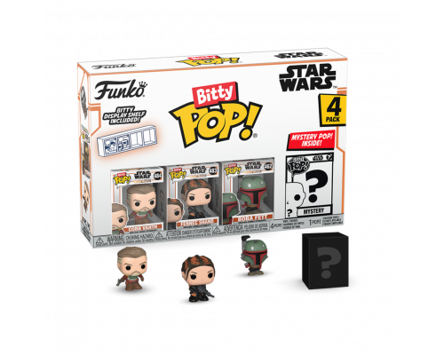 Funko Bitty POP! Mandalorian  - Marshal 4PK (3+1 Mystery Chase)