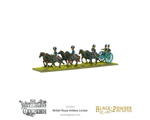 Black Powder - Epic Battles Waterloo - British Royal Artillery Limber