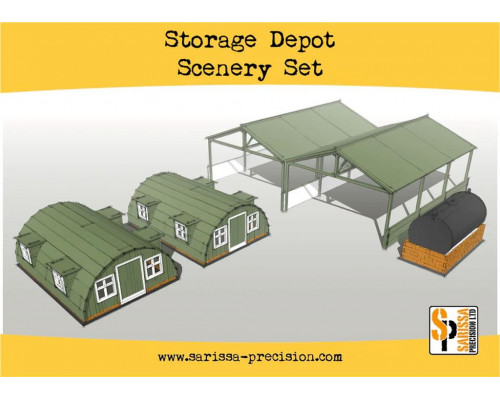 Sarissa Hobby & Terrain - Storage Shelter Scenery Set