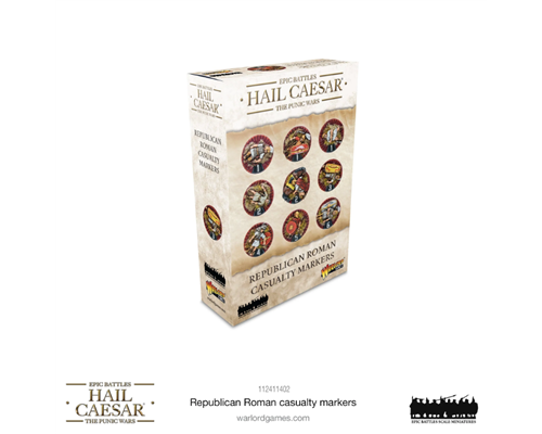 Hail Caesar Epic Battles: Republican Roman Casualty Markers - EN