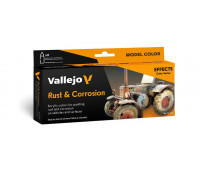 Vallejo - Model Color / Effects / 8 colors set - Rust & Corrossion by Chema Cabrero 18 ml