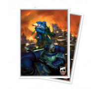 UP - Space Marines - Adeptus Astartes 105ct Apex Deck Protector sleeves for Warhammer 40,000