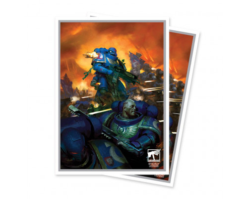 UP - Space Marines - Adeptus Astartes 105ct Apex Deck Protector sleeves for Warhammer 40,000