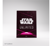 Gamegenic - Star Wars: Unlimited Art Sleeves - Card Back Magenta