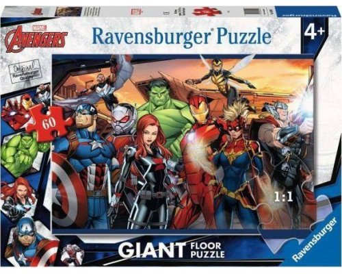 Ravensburger Puzzle 24el podłogowe Avengers Giant 030941 Ravensburger