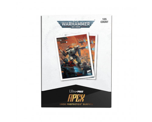 UP - T'au Empire Codex Aligned 105ct Apex Deck Protector sleeves for Warhammer 40,000