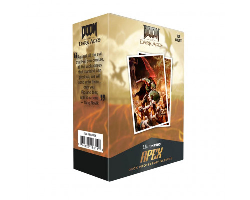 UP - DOOM 105ct Apex Deck Protector Sleeves 1 for Bethesda - Doom