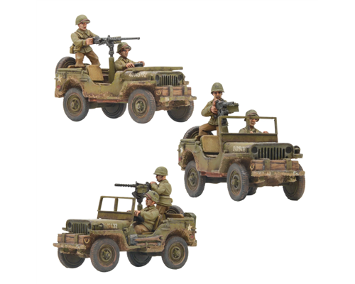Bolt Action - Go Everywhere! US Jeep Armoured Platoon - EN