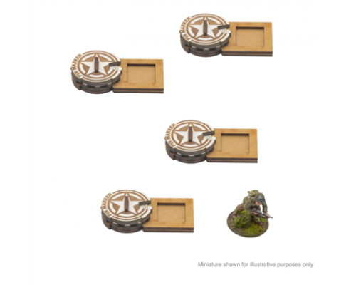 Bolt Action - MDF Unit Pin Markers - USA - EN