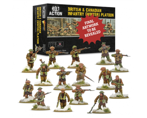 Bolt Action - British & Canadian infantry (Winter) Platoon   - EN