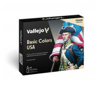 Vallejo - Model Color / Figure / 16 colors set - Basic Colors USA 18 ml