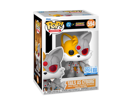 Funko POP! Heroes: JLA & Sonic - Tails/Cyborg
