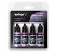 Vallejo - TMM / Set 4 colors - Amethyst Purple Paint Set