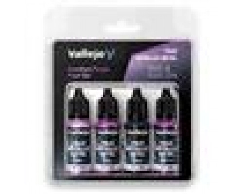 Vallejo - TMM / Set 4 colors - Amethyst Purple Paint Set