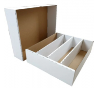 Cardbox / Fold-out Box with Lid for Storage of 4.000 Cards