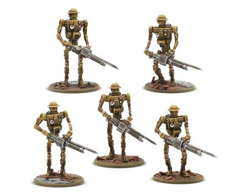 Konflikt '47 British Commonwealth Mk I Automated Infantry Squad with MMG