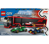 City Formula 1 F1® Ciężarówka z bolidami RB20 i AMR24 F1® (60445)