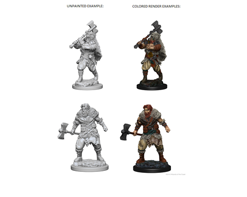 D&D Nolzur’s Marvelous Miniatures: Human Male Barbarian