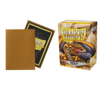 Dragon Shield Standard Sleeves - Matte Gold (100 Sleeves)