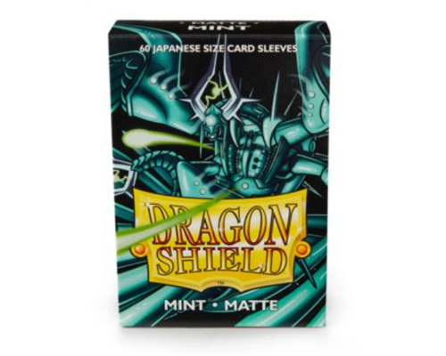 Dragon Shield Small Sleeves - Japanese Matte Mint (60 Sleeves)