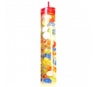 Chessex Gaming Glass Stones in Tube - Assorted Catseye (40)