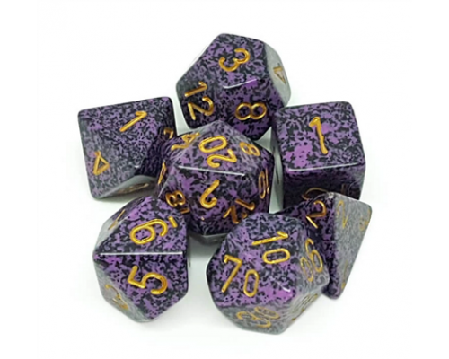 Chessex Speckled Polyhedral 7-Die Set - Hurricane