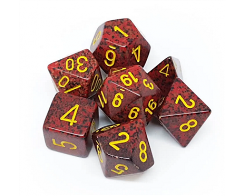 Chessex Speckled Polyhedral 7-Die Set - Mercury