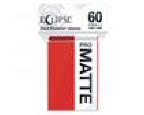 UP - Eclipse Matte Small Sleeves: Apple Red (60 Sleeves)