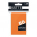 UP - Standard Sleeves - Pro-Matte - Non Glare - Orange (50 Sleeves)