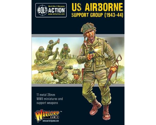 Bolt Action - US Airborne Support Group (1943-44) (HQ, Mortar & MMG) - EN