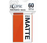 UP - Eclipse Matte Small Sleeves: Pumpkin Orange (60 Sleeves)