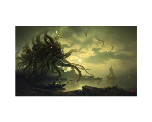 Kraken Wargames Gaming Mat - TCG Mat Dark Shoggoth