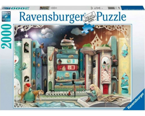 Ravensburger Puzzle 2000 elementów Ulica książek