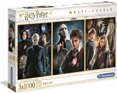 Clementoni Puzzle 3x1000 elementów Harry Potter (61884)