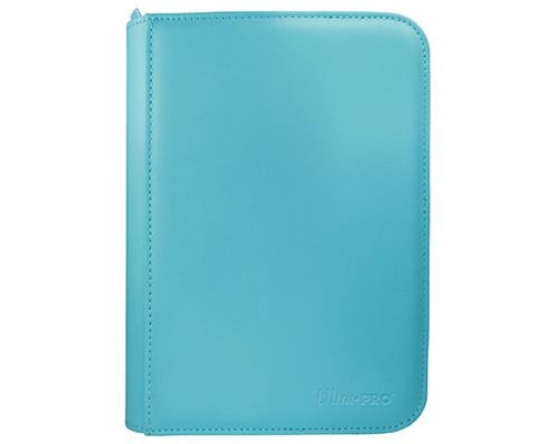 UP - Vivid 4-Pocket Zippered PRO-Binder: Light Blue