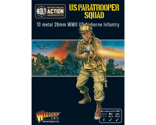 Bolt Action - US Paratrooper Squad - EN