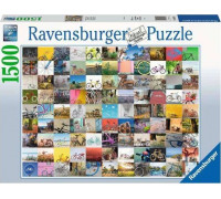 Ravensburger Puzzle 1500 elementów 99 rowerów